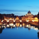 River Tiber in Rome - Italy
